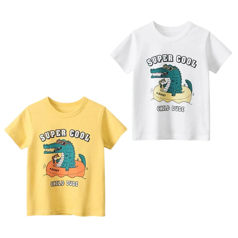 Baby Kid Unisex Letters Cartoon Print T-Shirts Wholesale 230407550