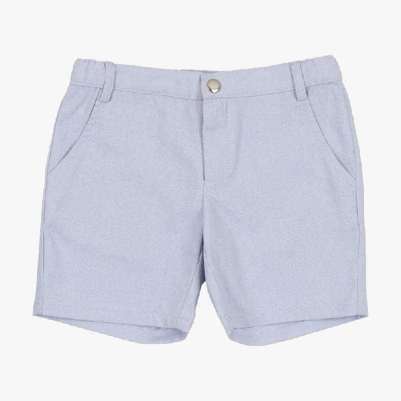 Linen Shorts - Blue