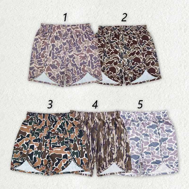 Adult Women Summer Camo Bottoms Shorts