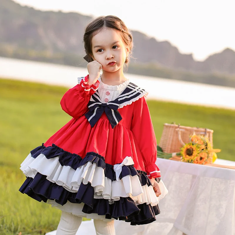 Baby Kid Girls Bow Dressy Birthday Party Dresses Princess Dresses Wholesale 113810287