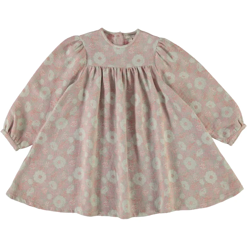 Bernice Collar Dress - Winter Blooms