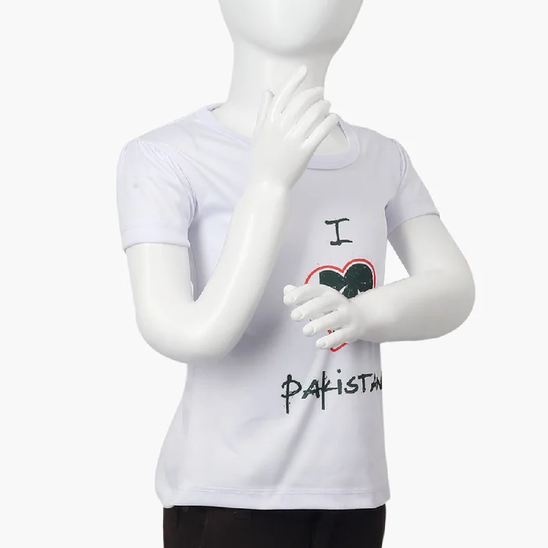 Boys Azadi T-Shirt - White