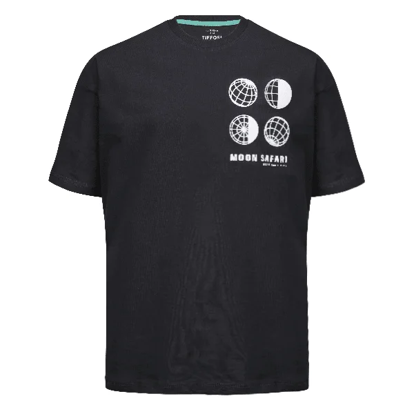 BOYS BLACK T-SHIRT WITH GRAPHIC PRINT