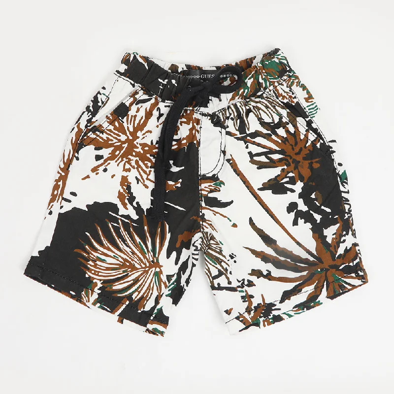 Boys Printed Cotton Short - Multi Color