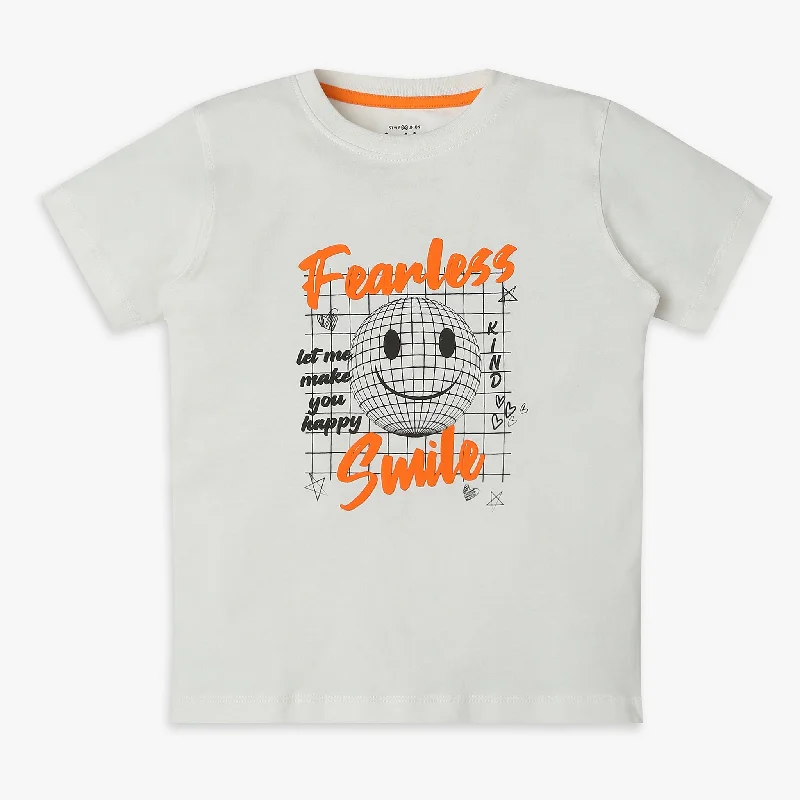 Boys Regular Fit Printed T-Shirt