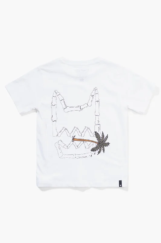 Boys T-Shirt Munster Kids Toothpick White