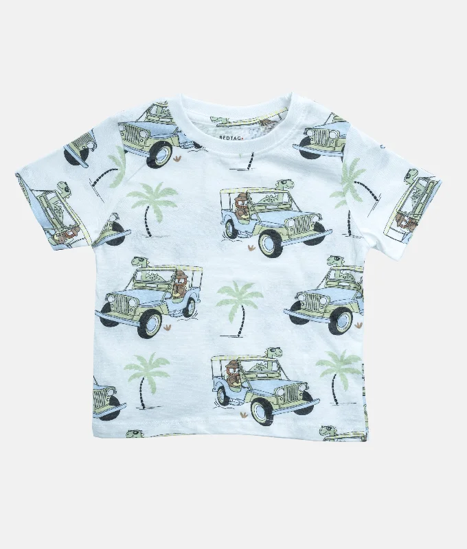 Boys T-Shirt - Safari Friends Print