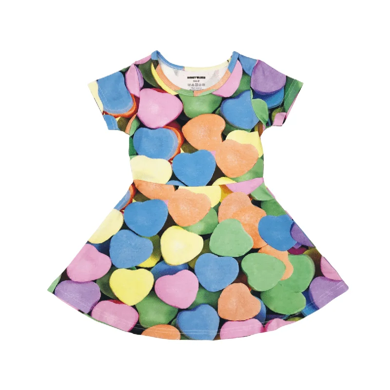 Candy Hearts Skater Dress