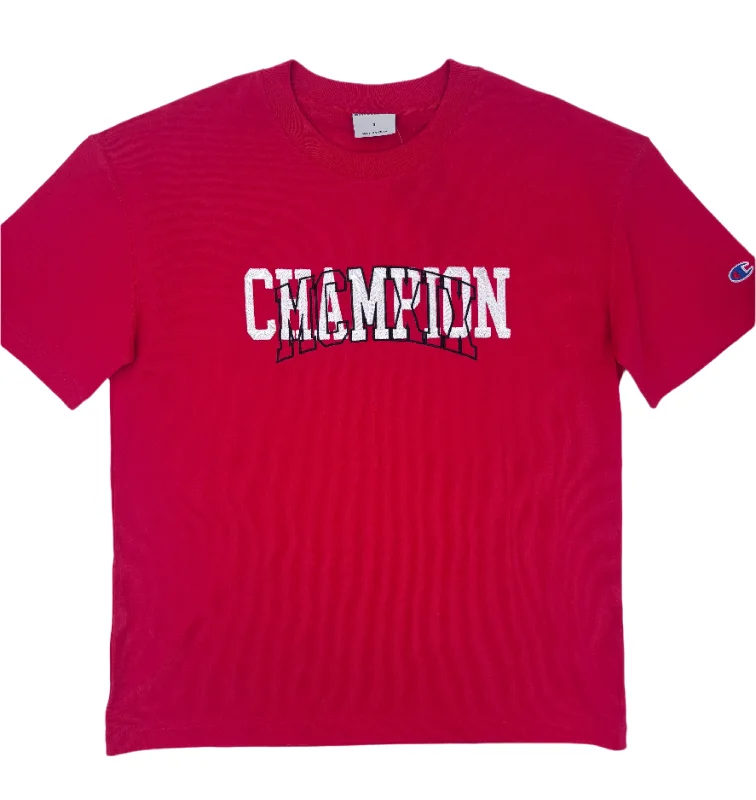 CHAMPION MEN'S ROCHESTER RED TEE