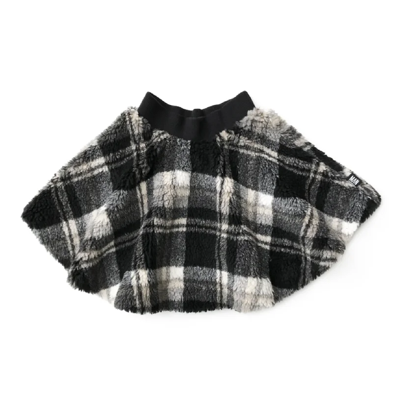 Checked Teddy Circle Skirt