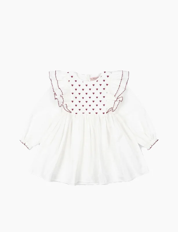 Coeur Dress in Pure White