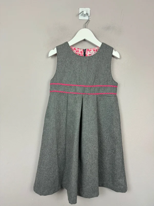 Confiture grey liberty ric rac dress 5y