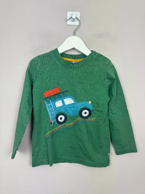 Frugi Off Road Long Sleeve T-shirt 3-4y