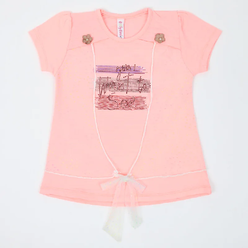 Girls Western Top - Pink