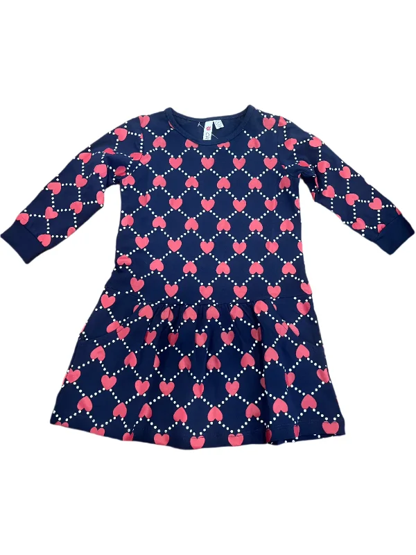 Heart Argle Print Dress