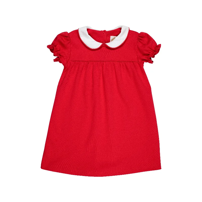 Holly Day Dress-Richmond Red Pima