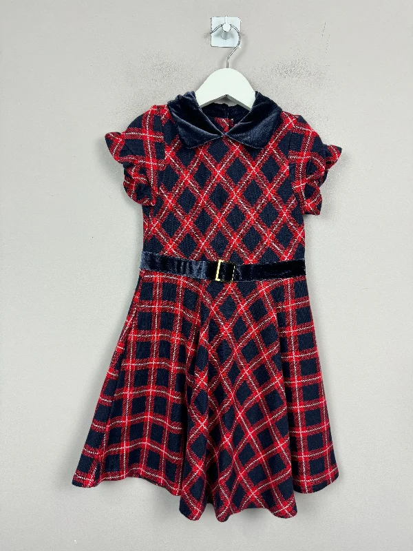 Janie & Jack tartan dress 5y