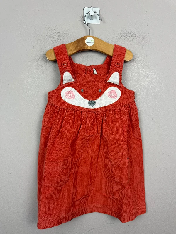 Jojo maman bebe fox cord dress 12-18m