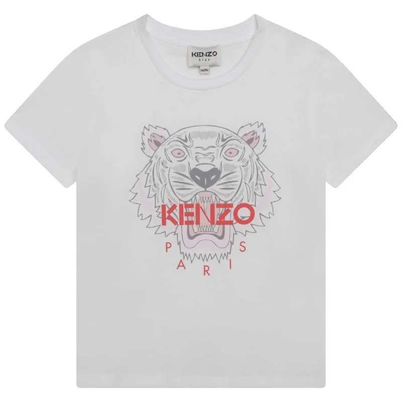 Kenzo Short Sleeved Tiger Print Tee Shirt