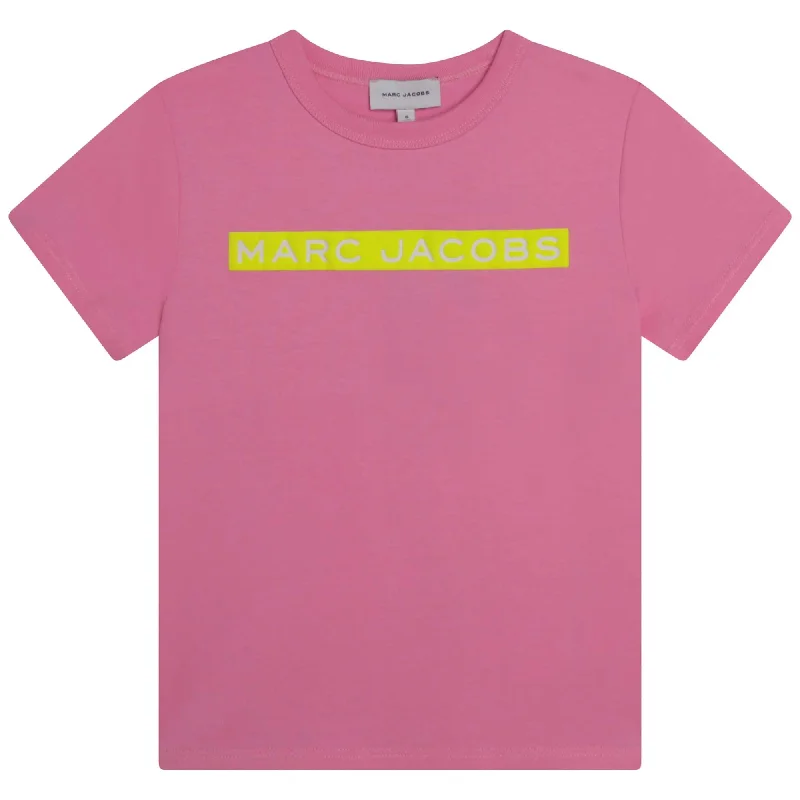 Little Marc Jacobs Short Sleeved Tee Shirt w/ Front Logo Graphic