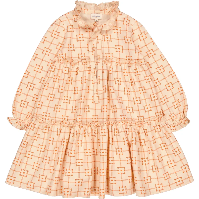 Louis Louise Cream Dress Garance Twill Check