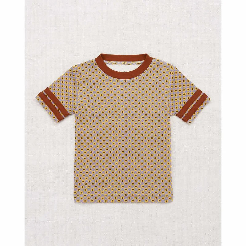 Misha & Puff - Rec tee - Pewter Flower Dot