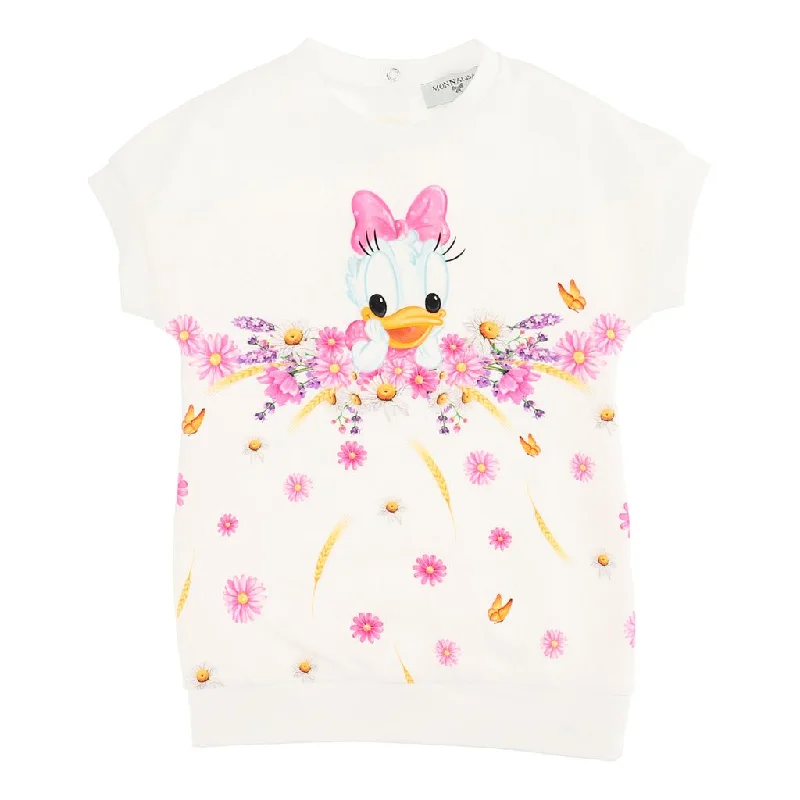 White Disney Daisy Duck Dress