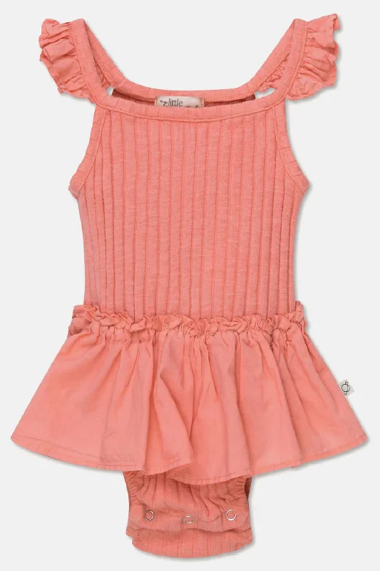 My Little Cozmo Isolda Baby Romper - Coral