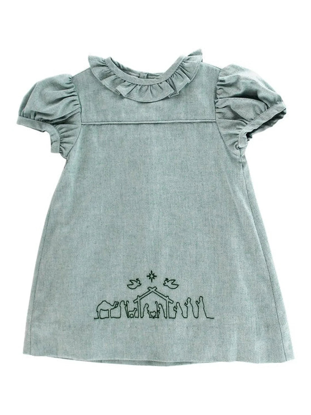 Nativity Stitch A Line Dress