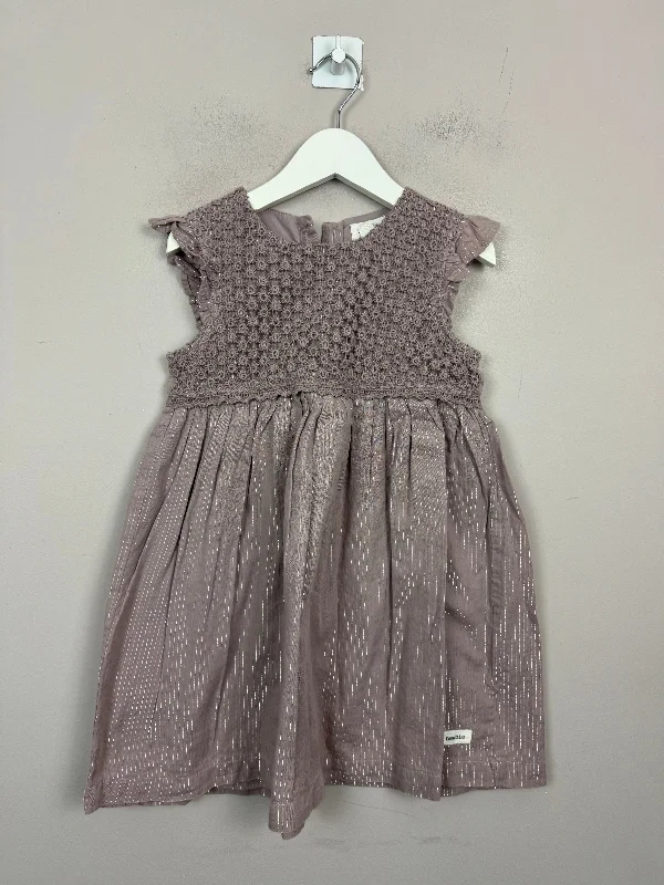 Newbie lavander sparkle dress 4-5y