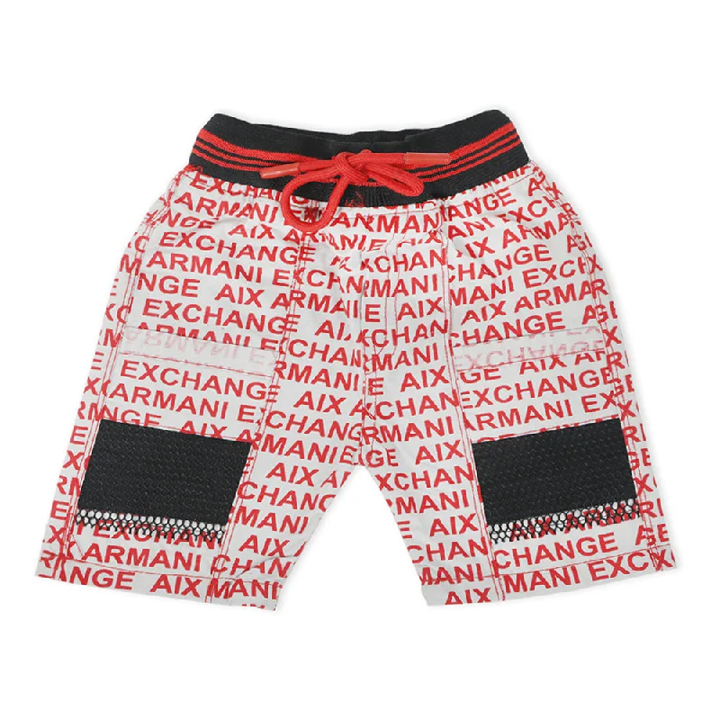 Newborn Boys Short - Red