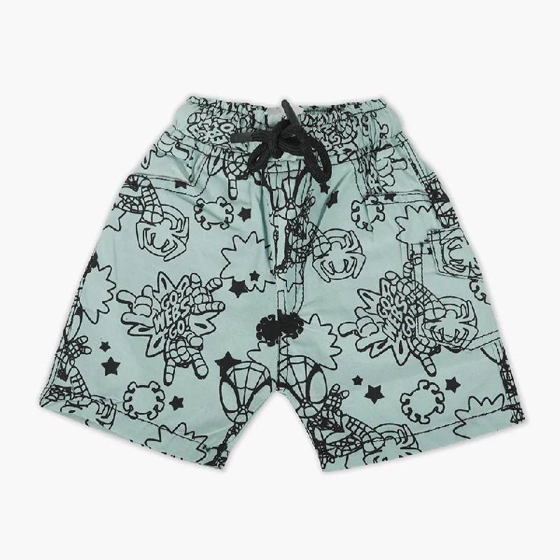 Newborn Boys Short - Sea Green