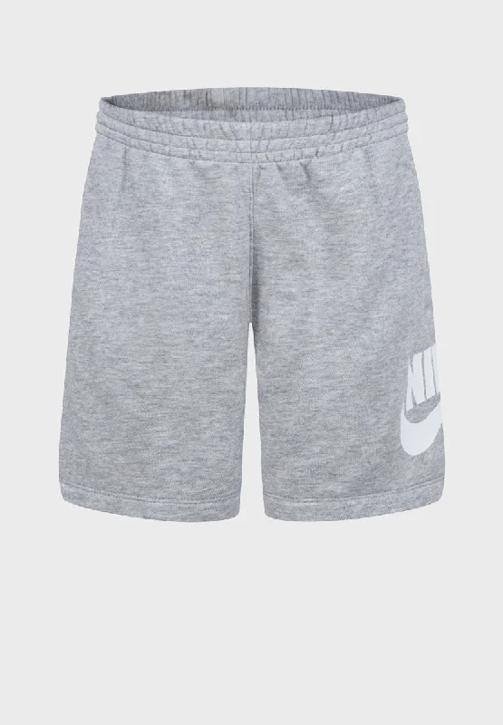 NIKE JUNIOR CLUB FT GREY SHORTS