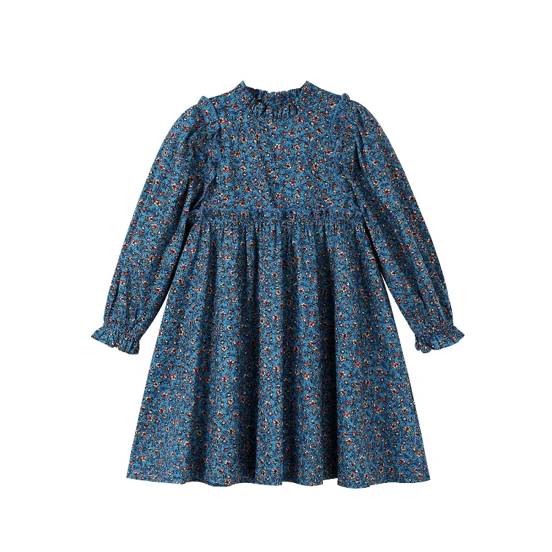 Nou Nelle Blue Floral Dress