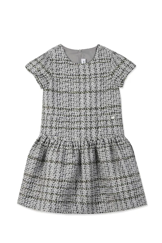 Quai De Seine Tweed Dress - Gray