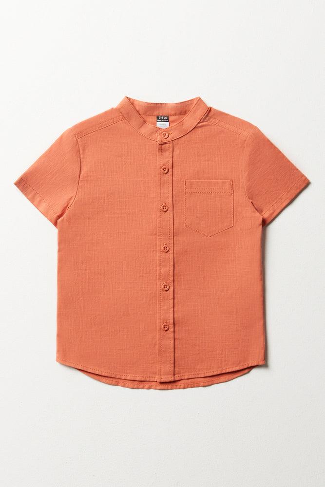 Short Sleeve Shirt Orange