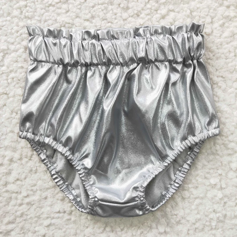 SS0048 Baby Girl Leather Bummie Summer Shorts