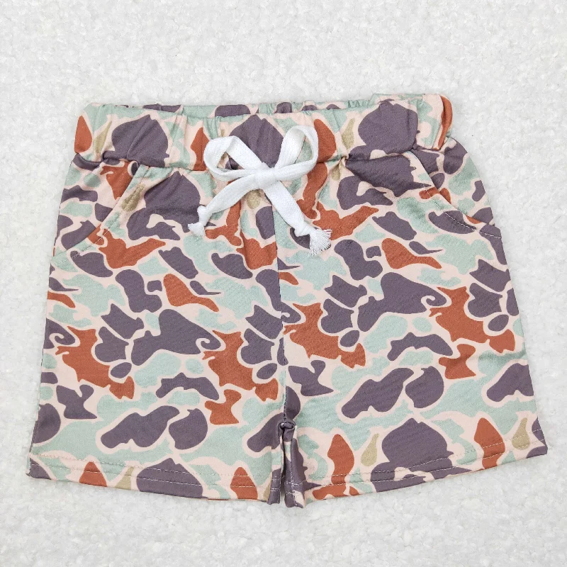 SS0138 Baby Boy Camo Pocket Shorts