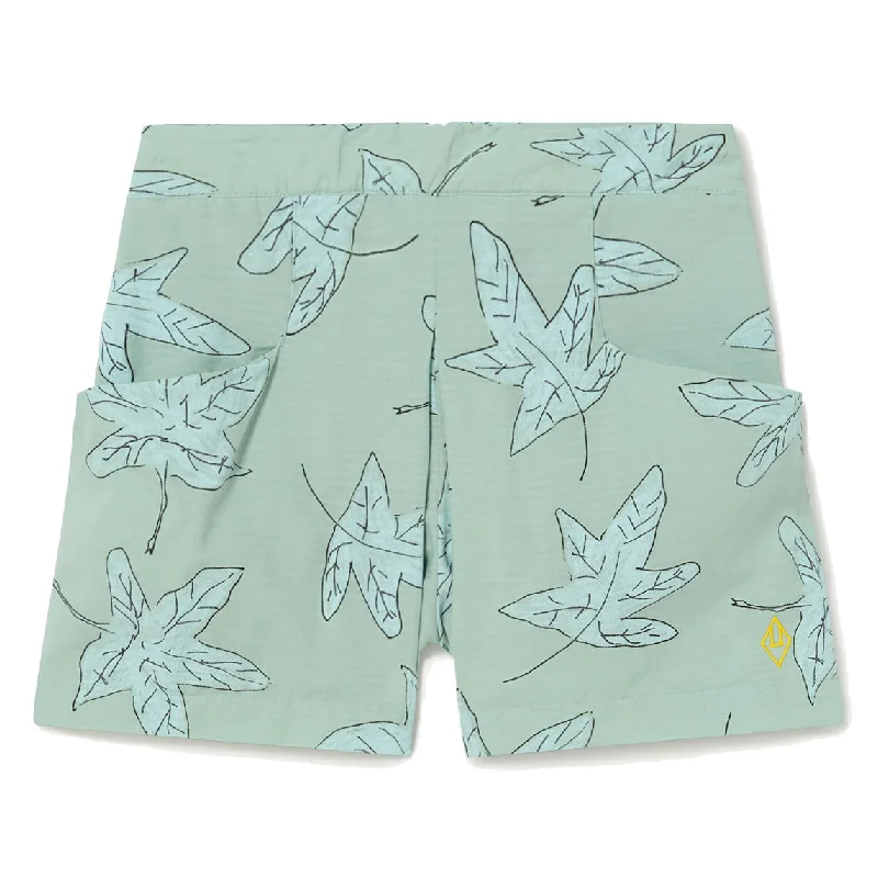 Monkey Leafy Print Shorts