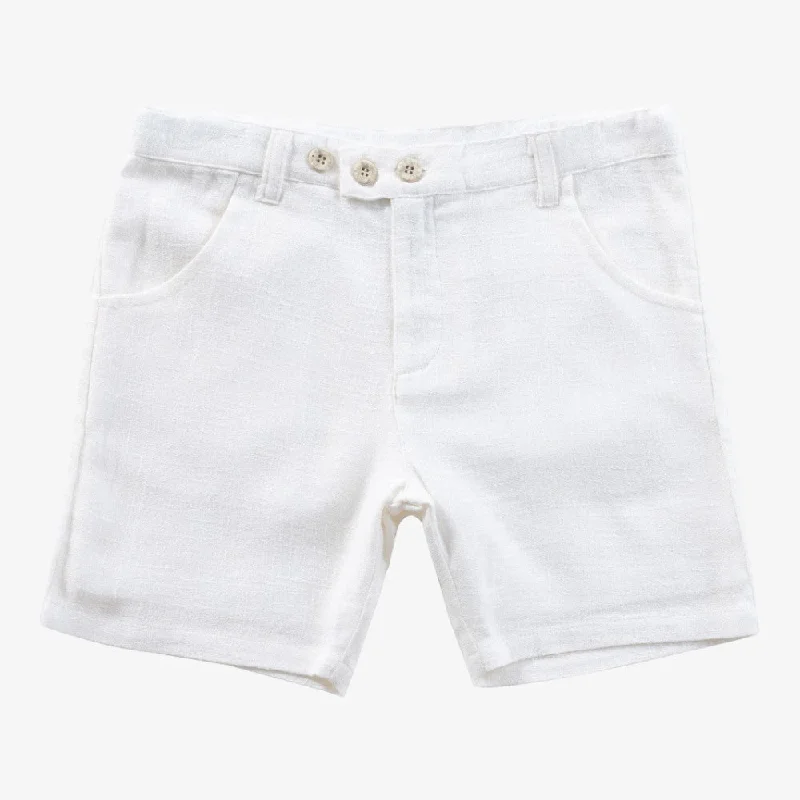 Linen Short - White