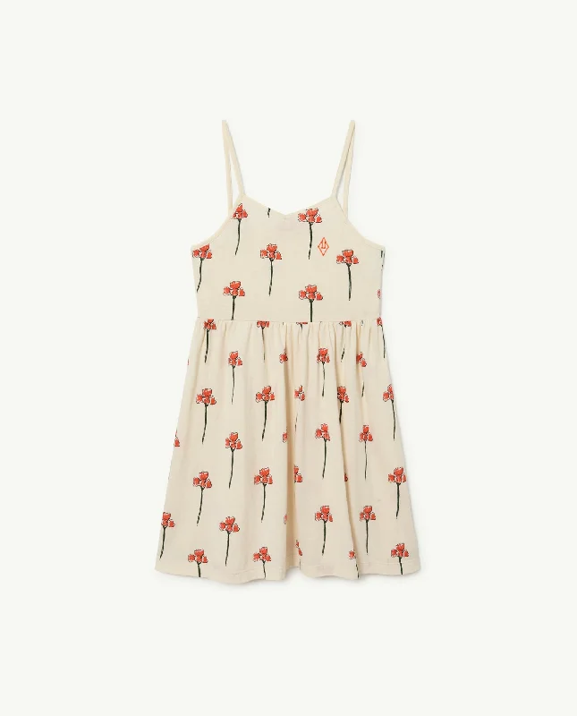 The Animals Observatory Otter Kids Dress - White