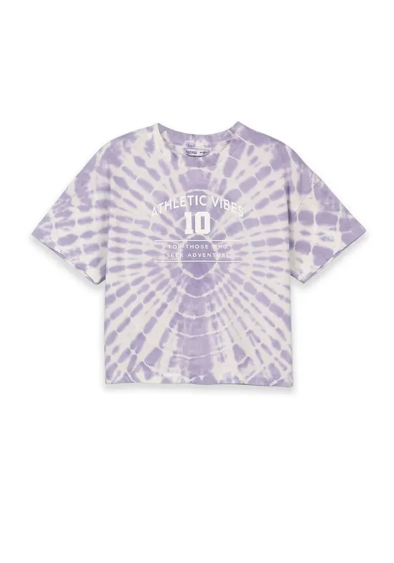 Tiffosi Girl Thar Tie-Dye Tee, Purple