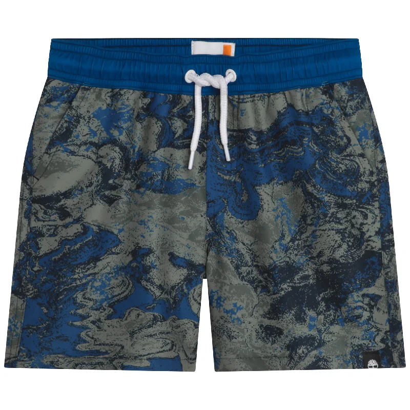 Timberland - Swim Shorts, Blue/Khaki