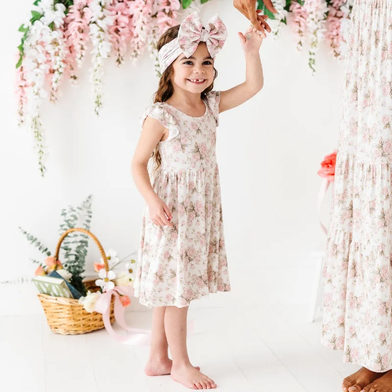 Timeless Trellis Girls Dress & Shorts Set