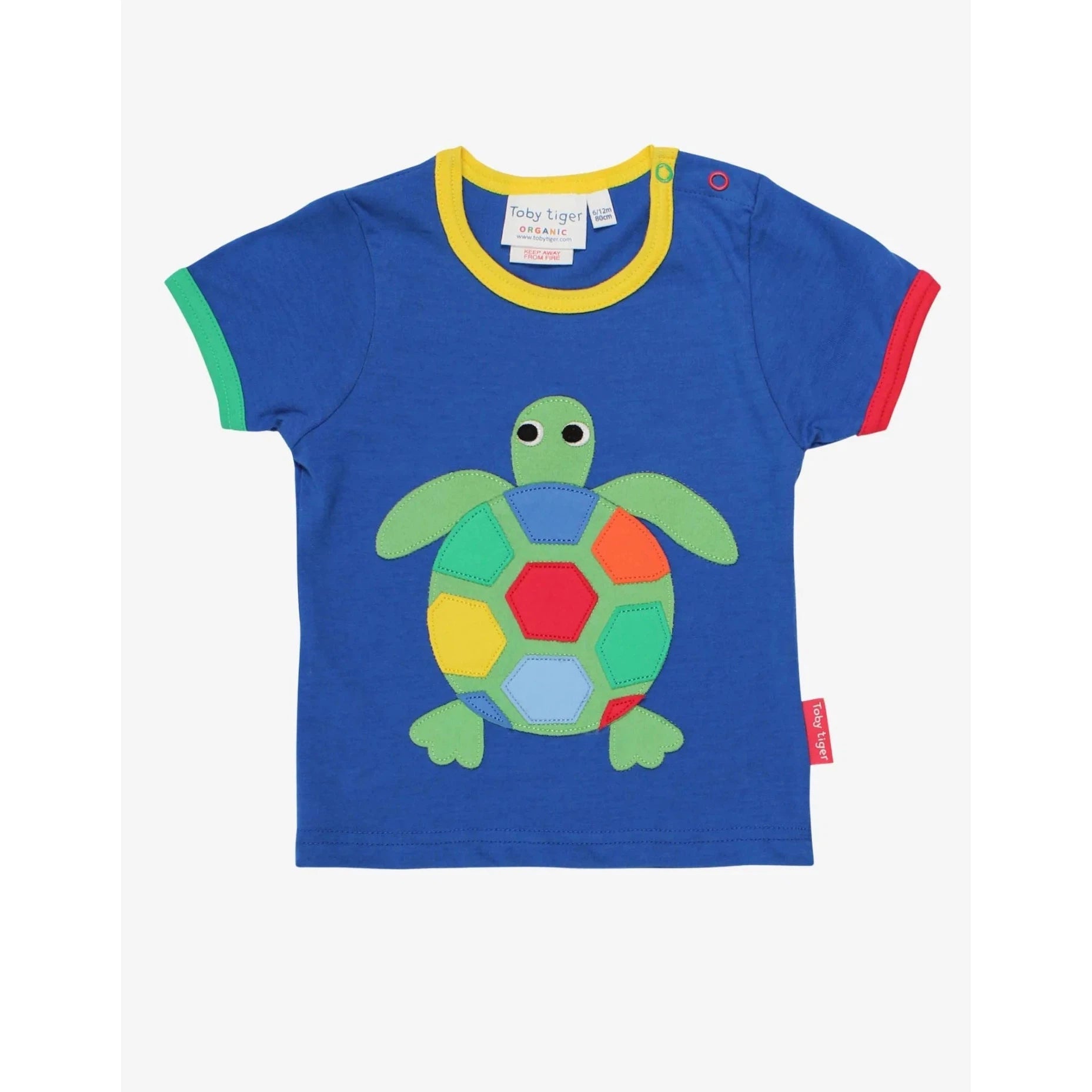 Turtle Applique Short Sleeve Shirt