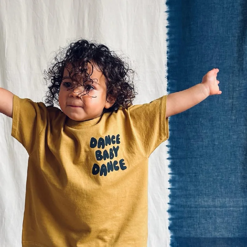 Young Double x Scout & Co exclusive - Dance Baby Dance T-shirt - Mustard