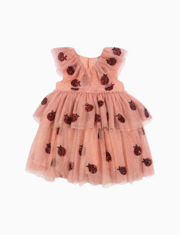 Yvonne Fairy Dress in Ladybug