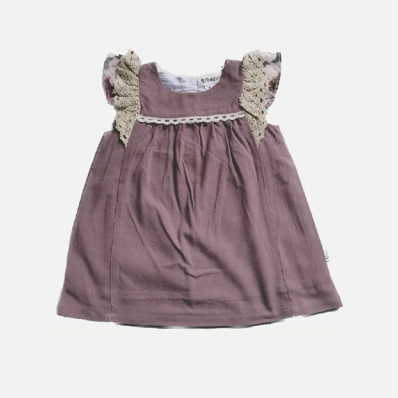 Love Henry Baby Girls Maisy Dress (Mauve)