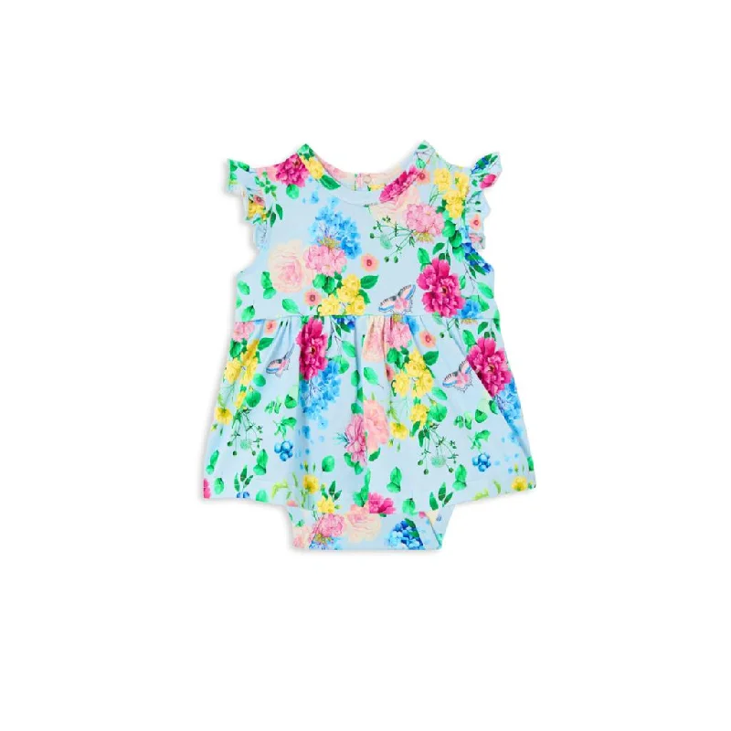 Milky Baby Garden Party Frill Baby Dress